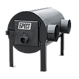 Дров'яна піч буржуйка Екожар Про 203 горизонтальна, фото 2