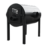 Дров'яна піч буржуйка Екожар Про 350 горизонтальна, фото 3