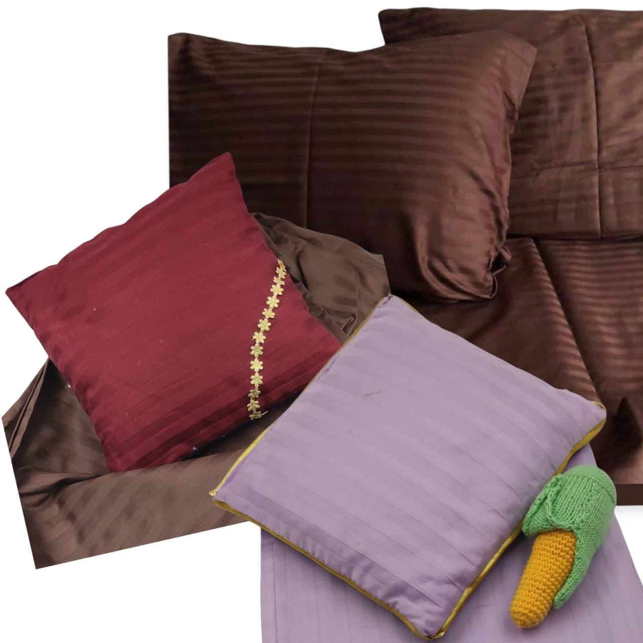 Наволочка из страйп-сатина 50х70 | від 2х шт., фото 1