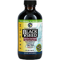 Масло семян черного тмина Amazing Herbs "Black Seed" холодного отжима (240 мл)