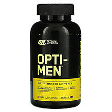 Комплекс для чоловіків Optimum Nutrition "Opti-Men" вітаміни та мінерали (240 таблеток)