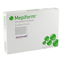 Силіконовий пластир Mepiform Мепіформ для лікування гіпертрофічних і келоїдних рубців 1 шт 5x7.5 см