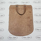 Клапан для рюкзака "Пташки". Колір "Кориця"., фото 4