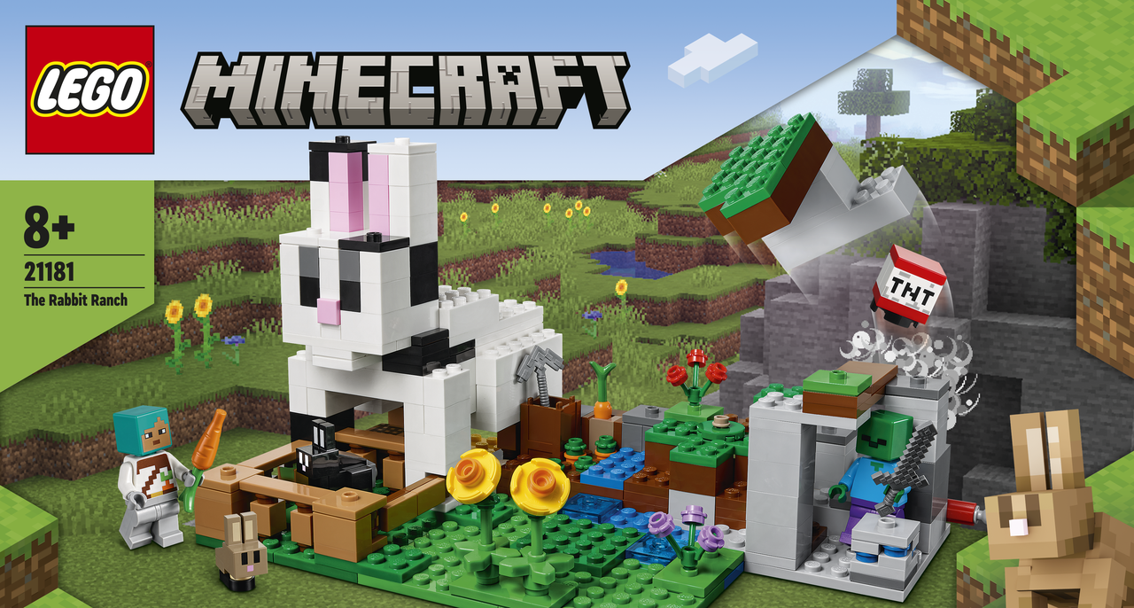 Купить Lego Minecraft Кроличье ранчо Лего майнкрафт 21181, цена 1290 ...
