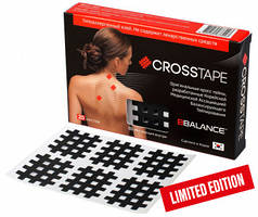 Крос тейпи BB CROSS TAPE 2,8 см x 3,6 см (розмір B) чорний