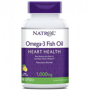 Жирні кислоти Омега-3 Natrol Omega-3 Heart Health 1000 мг 150 капс.