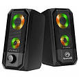Акустична система Marvo SG-265 Multi-LED USB Black, фото 6