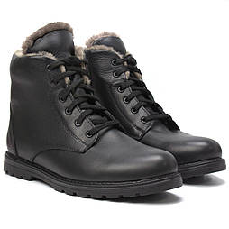 Зимові черевики шкіряні на натуральній цигейка чоловіче взуття великих розмір Rosso Avangard Whisper Beaver Lamb