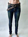 Жіночі джинси із зеленим відтінком "Белінда", фото 3