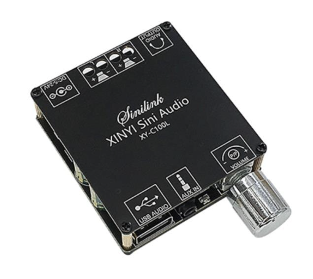 Аудіо підсилювач TPA3116 2.0, 2x100Вт, 5-26В 5А, Bluetooth 5.0, XY-C100L