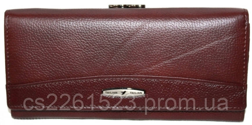 Жіночий шкіряний гаманець TAILIAN (9x18.5x3 см)