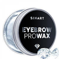 SinArt віск для укладання брів 15мл / EYEBROW PRO WAX CRYSTAL / Alla Zayats