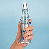 Нічник лампа "Glitter lamp" 19см., фото 3