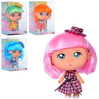 Кукла девочки с разноцветными волосами в комплекте DEFA 8468 16 см