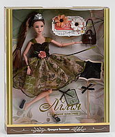 Кукла Лилия Принцесса веснянка №6, аксессуары, в коробке от 3 лет
