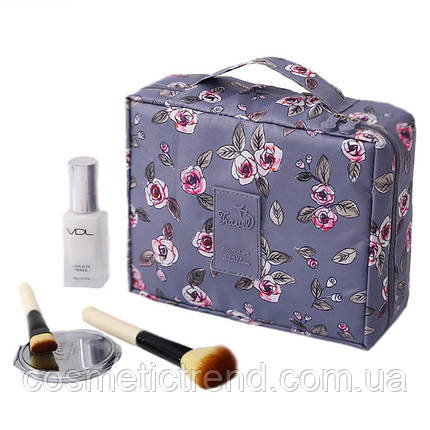 Косметичка/несесер жіноча дорожня Trevel Season Bag Rose Grey 22*17*8 см, фото 1
