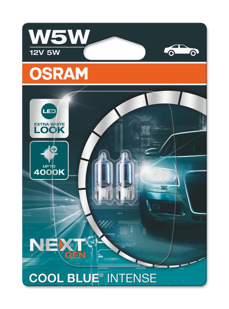 Автолампи W5W 12 V W2,1X9,5D (2825CBN-02B) Osram Cool Blue Intense Next Gen