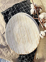 Тарілка «Овальна» 30/24.5 см., «Коричневий лофт плюс»