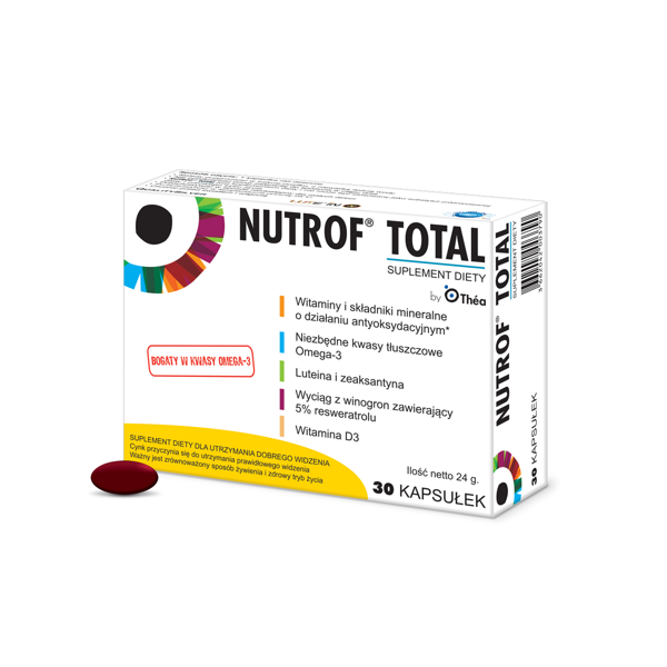 Нутроф форте (Nutrof Total) 30 шт.- вітаміни для очей/ Виробник Thea ...