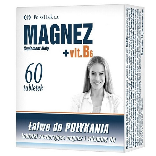 Магне Б6 (Magne B6) 60 таб.- для людей із дефіцитом магнію (Sanofi/Польша)