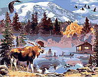 Картина по номерам Пейзаж диких гор, 40х50 Strateg (SY6196)