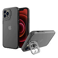 Протиударний чохол для iPhone 11 Pro Max чорний матовий бампер-захист камери