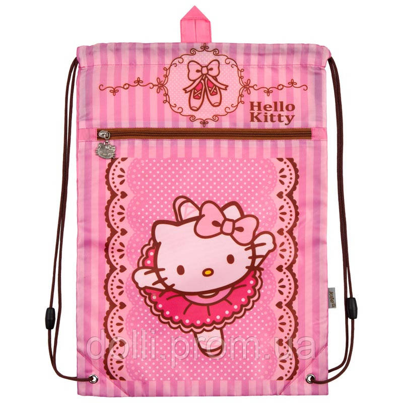 Сумка для змінного взуття спортивної форми з дод. кишенею Kite Hello Kitty HK18-601M-1