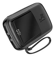 УМБ Power Bank (зовнішній акумулятор) Baseus Qpow 10000 мАг Чорний (PPQD-B01), фото 5