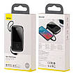 УМБ Power Bank (зовнішній акумулятор) Baseus Qpow 10000 мАг Чорний (PPQD-B01), фото 11