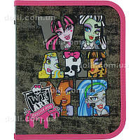 Папка на блискавці для зошитів Kite Monster High B5 MH15-203K