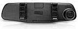 Автомобільний Відеореєстратор-дзеркало Vehicle Blackbox DVR Full HD без камери ( можливість підключення ), фото 3