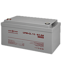 Акумулятор гелевий LogicPower LPM-GL 12 - 65 AH 3869 Акумулятор гелевий LogicPower LPM-GL 12 - 65 AH