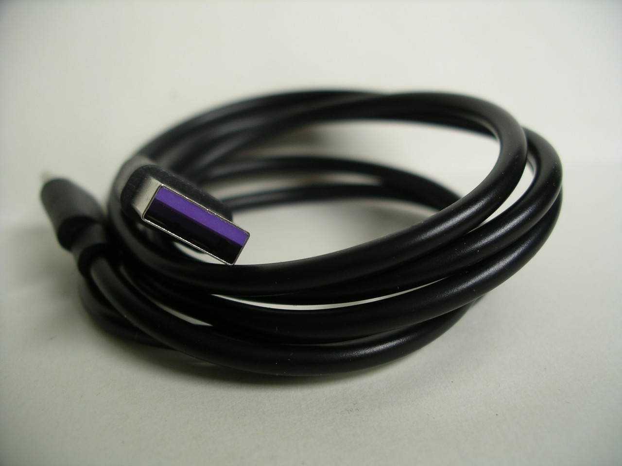 Кабель USB Type-C 5 А 1 метр чорний швидке заряджання