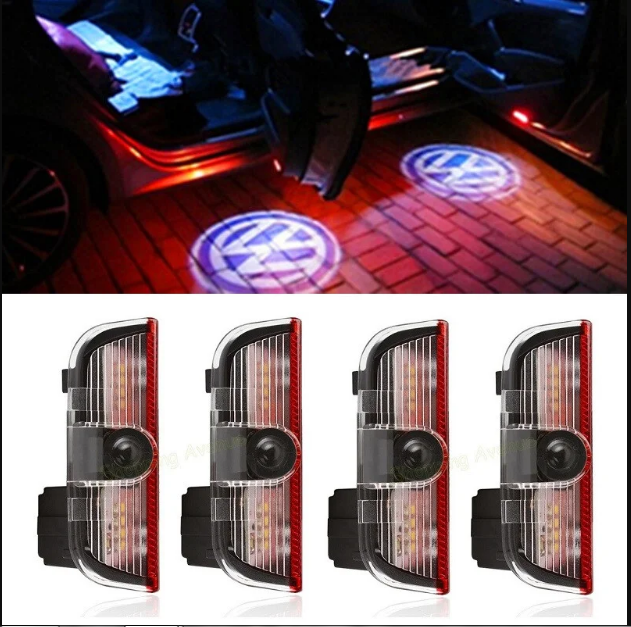 Підсвічування в двері з логотипом авто Volkswagen VW Passat B6|B7|B8/Jetta /Golf/Touareg Підсвічування Фольцваген