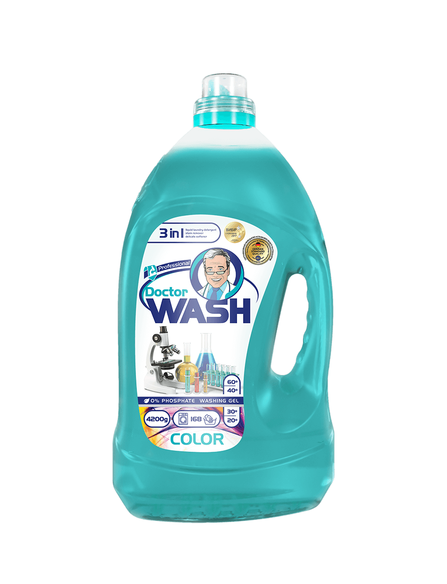 Гель для прання кольорових речей "DOCTOR WASH" 2K HORECA 4200г