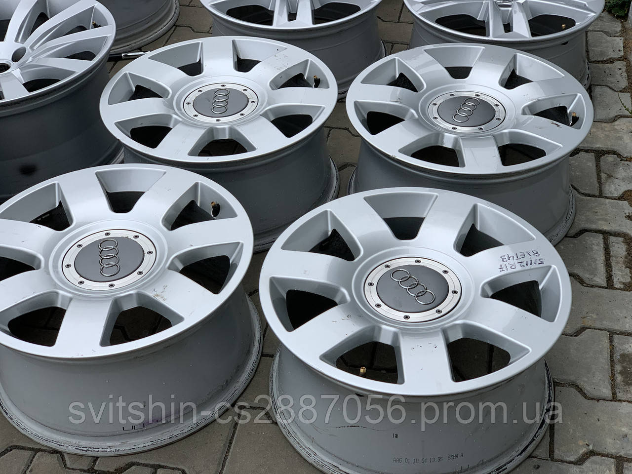 Оригінал диски титани Audi 5/112 R17 8J ET43 з Німеччини стан супер
