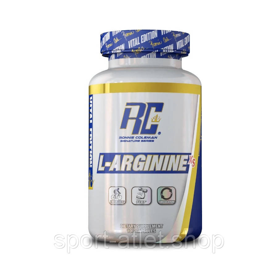 Амінокислота Ronnie Coleman L-Arginine XS, 100 капсул, фото 1