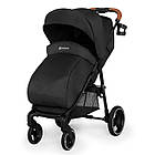 Прогулянкова коляска KiderKraft GRANDE LX Black, для дітей до 15 кг, з 4 гумовими колесами та водонепроникним капюшоном, фото 3