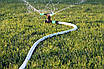 Зрошувач круговий, діаметр до 11 метрів, 0,9 м³/год, "вертушка" для поливу городу, саду, газону на ніжці "Ірис", фото 7