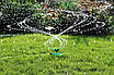 Зрошувач круговий, діаметр до 11 метрів, 0,8 м³/год, вертушка для городу, саду, газону на підставці "Ірис", фото 4