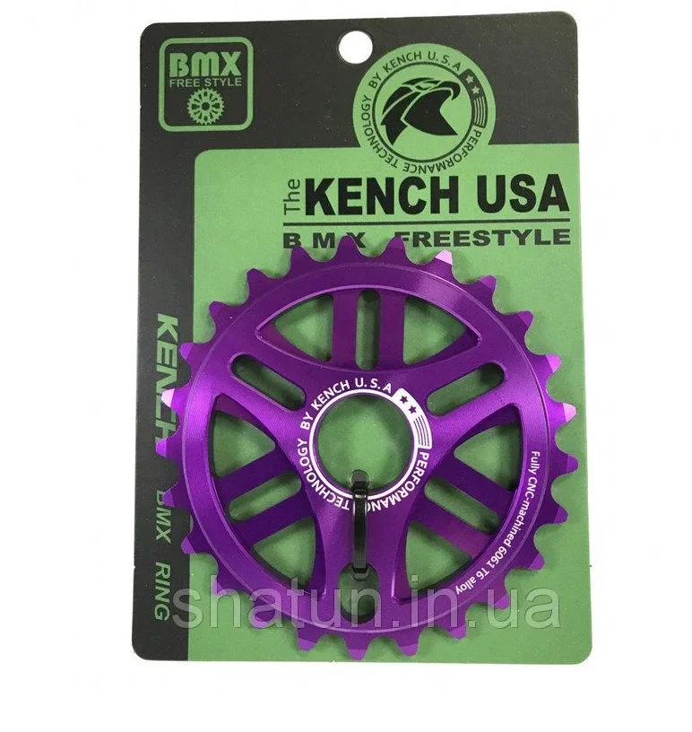 Зірка для BMX Kench Фрезерована 6мм 25T (KH-RN-02)