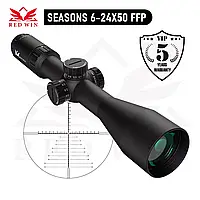 Оптичний приціл RED WIN HD 6-24x50 FFP