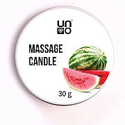 Кругла ароматична масажна спа свічка для рук, 30g. №8 Watermelon (Кавун)