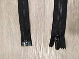 Чорна тракторна застібка блискавка з одним бігунком N5 80 см Прибалтика, фото 2