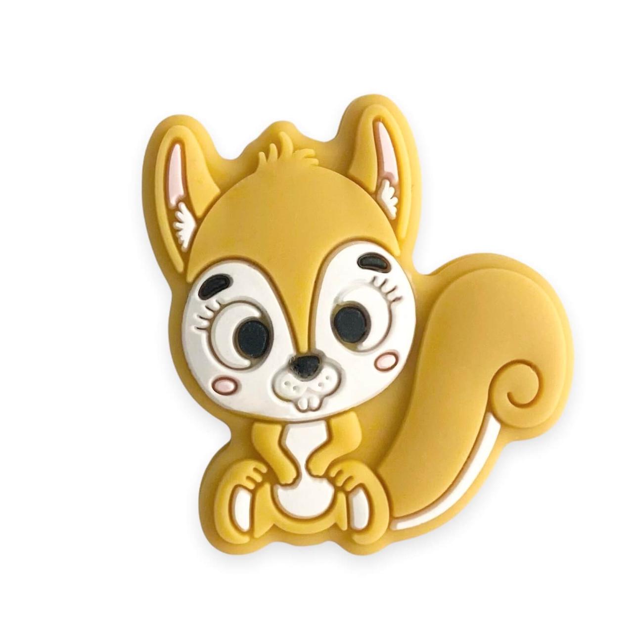 Мінібілочка (гірчиця) силіконова намистина, фото 1