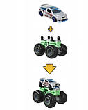Hot Wheels Monster Trucks Набір з 2 машинок Хот Вілс Творець монстрів серії Monster Trucks Maker GWW13 зелена, фото 4