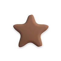 Звезда острокон. (шоколад), бусины из пищевого силикона