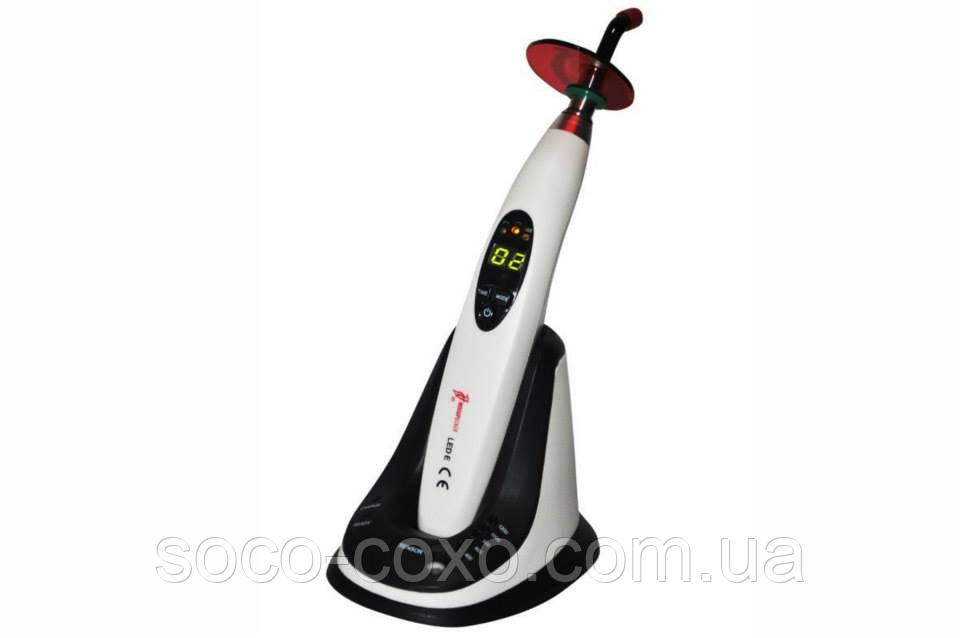Фотополімерна лампа Woodpecker LED.E з вбудованим люксометр (Сертифікат, Оригінал, Гарантія, Сервіс)