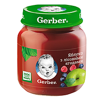 Пюре Gerber 4913 Яблуко з лісовими ягодами 130 г (bc-343827)