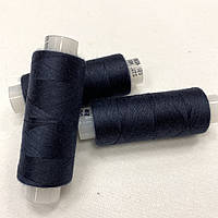 Нитка Швейная для трикотажа Omega 323 цвет темно-синий плотность 120 намотка 200м 100% полиэстер